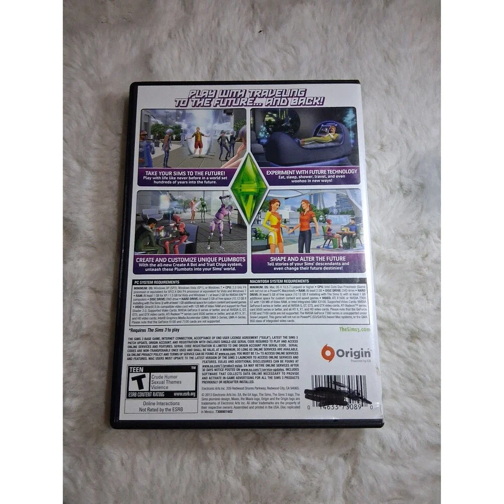 The Sims 3 Into The Future Expansion Pack PC DVD-ROM